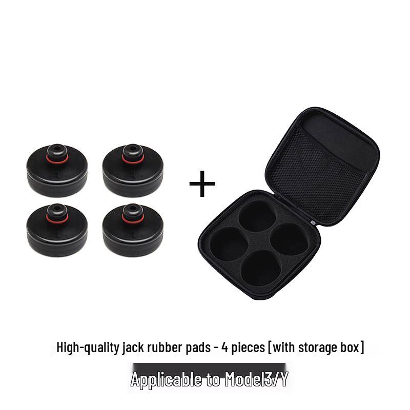 Tesla Chassis-Stütz- & Wagenheber-Gummipuffer - Stoßdämpfer-Gummipuffer