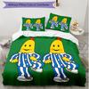 3pcs Duvet Cover Set (1*Duvet Cover + 2*Pillowcase, Without Core), Bananas in Pyjamas Print Soft All‑Season Bedding Set, Home Bedroom Decor Gift