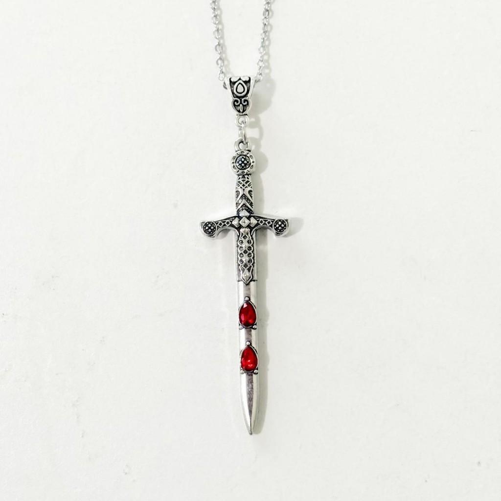 Vintage Gotische Anhänger Halskette Mit Diamantverzierungen Für Damen