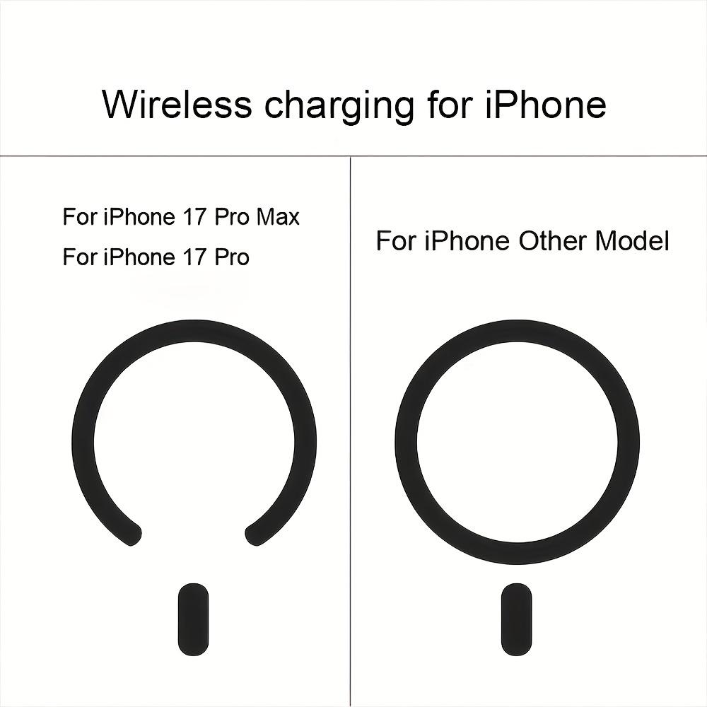 for Wireless Charge Phone Case for For Iphone 17 Air 16 1 14 Plus 13 12 11 Pro Max Transparent Acrylic Back Cover