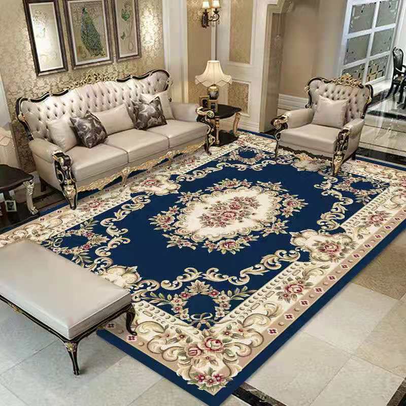 European Style Living Room Carpet Sofa Coffee Table Carpet Large-area Bedroom Bedside Carpet