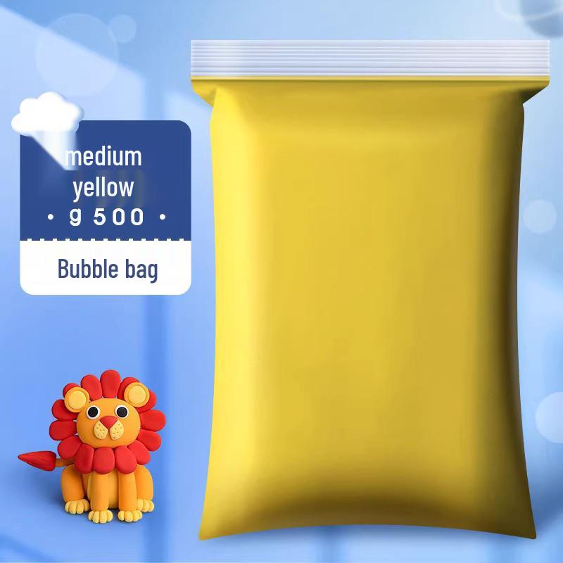 500-Piece Colored Clay Set: White Plasticine for Children, Odorless DIY Toys and Crafts