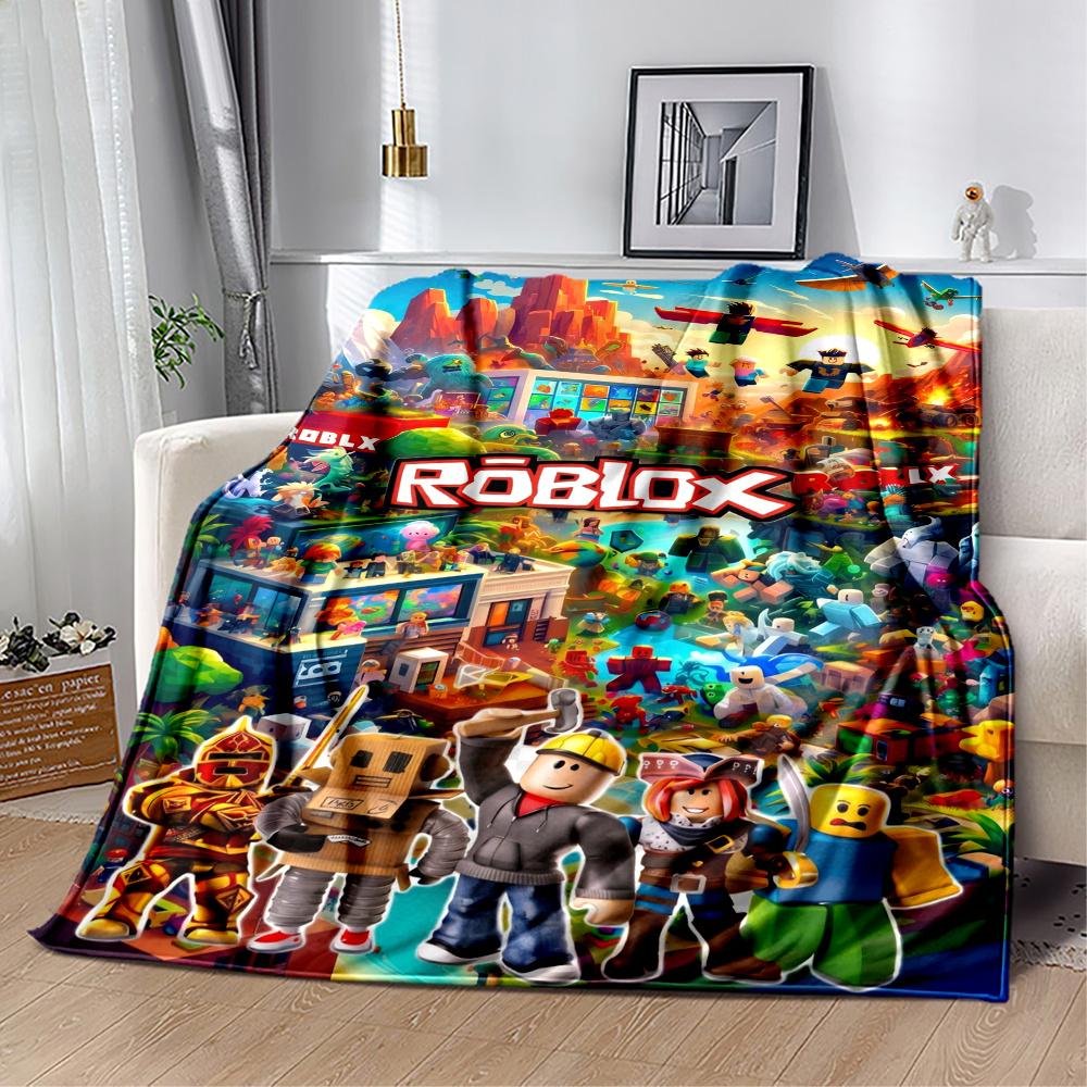 Roblox Adventure Blanket Ultrasoft Great For Sofa Chair Couch Four Seasons Multipurpose Digital Print Gifts For Family Or Friends