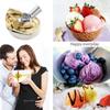 2Pcs Creative Ice Cream Scoop Portable Fruit Ball Spoon Ice Cream Ball Digger  Kitchen Supplies