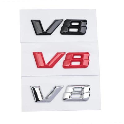 3D ABS Chrome Letters Car Fender Badge Sticker V12 V8 Emblem Logo For Mercedes Maybach S600 W222 S500 W140 CL600 M275 CLS63 Boi3