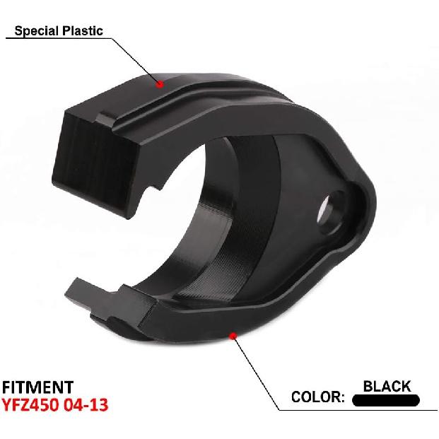 

AnXin Motorcycle Black Plastic Swingarm Swing Arm Chain Guide Buffer Slider Seal Guard OEM for YFZ450 YFZ 450 YFZ450 2004-2013 Motorbike