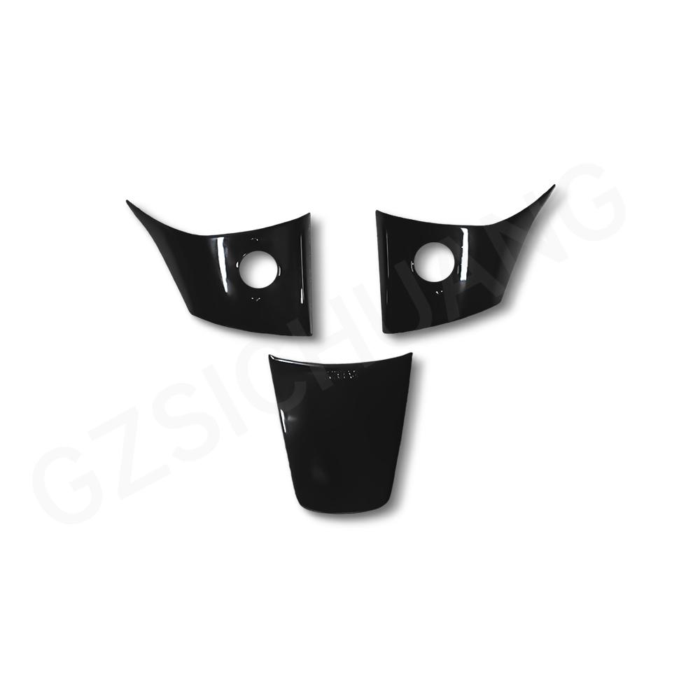 Car Steering Wheel Panel Wrap Steering Wheel Cover Protector Decoration Sticker For Tesla Model 3 Y 2022 2023