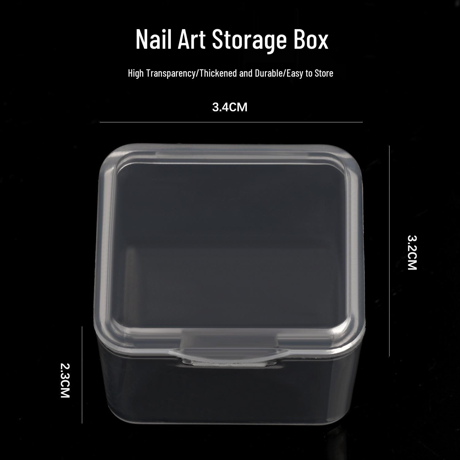 Полупрозрачный органайзер для страз для нейл-арта с 15 ячейками