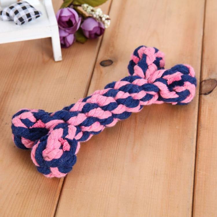 

Игрушки для собак для маленьких и больших собак, форма костей, хлопок, прорезывание зубов для щенков, жевательная игрушка, устойчивая к укусам, аксессуары для домашних животных, принадлежности фиолетовый