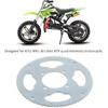 VGEBY 54mm 80 Teeth Sprocket, Rear Chain Sprocket for 47cc 49cc Dirt ATV Quad Minimoto Motorcycle, 25H Steel Sprocket with Long Service Life
