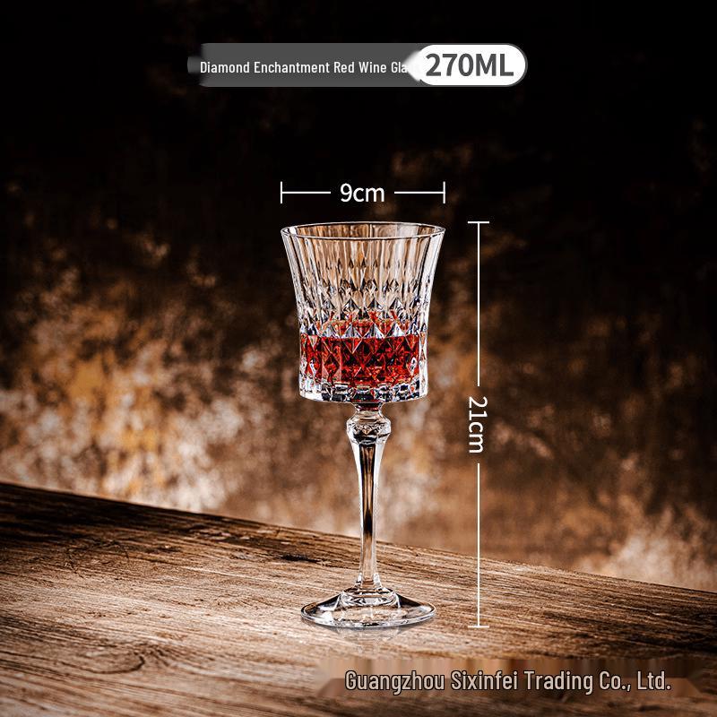 MDNG Diamond Crystal Wine Glass