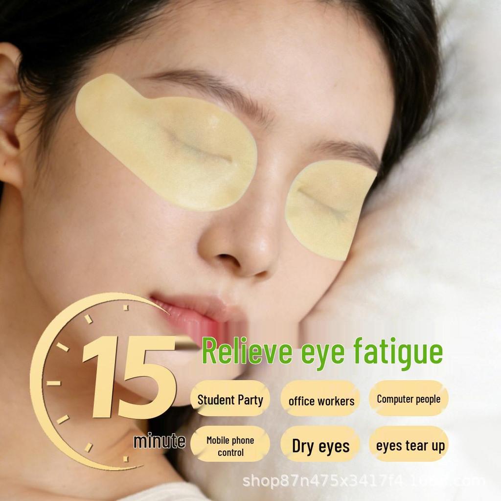 Lutein Eye Mask: Moisturizing, Brightening, and Soothing Herbal Eye Patches for Strain and Late Nights with Ice Pack Feature.