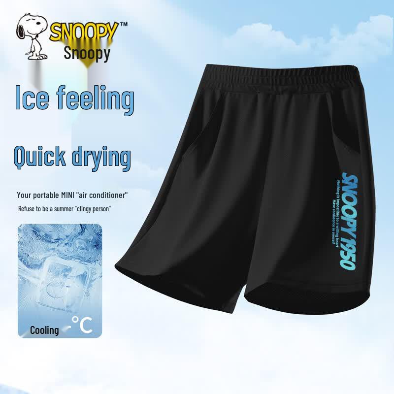 Snoopy Boys' Quick-Dry Summer Sports Shorts