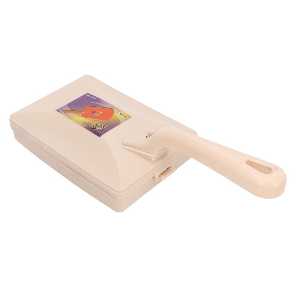 Carpet Debris Sweeper Brush Double Roller Handheld Dust Cleansing Brush for Bed Clothes Desktop