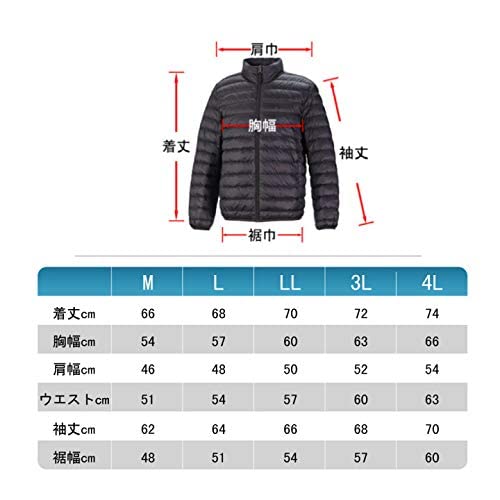 Netease Gensen Men's Lightweight Ultra Light Down Down Jacket, Perfect for Outdoor Activities, Winter, and Mountaineering (Size 3L, Black)
