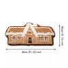 Gingerbread Christmas Door Mat Plush Decorative Rug Ultra Soft Winter Indoor Gingerbread Rug Outdoor Christmas Welcome Mat