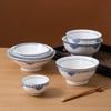 Underglaze Ceramic Noodle Soup Bowl