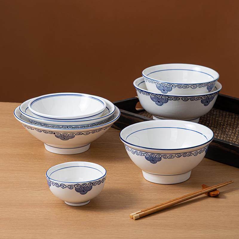 Underglaze Ceramic Noodle Soup Bowl