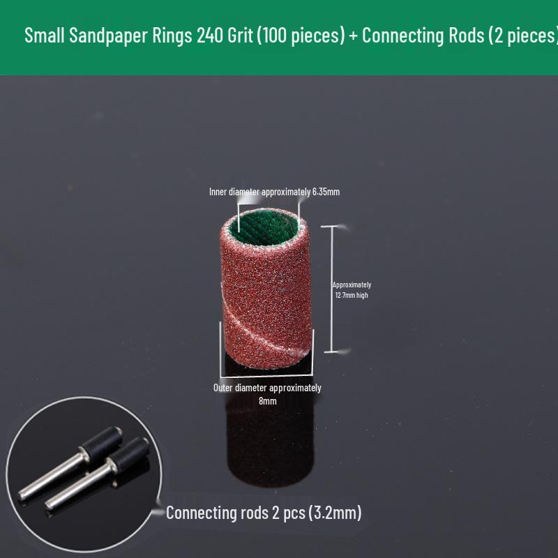 Electric Grinder Sanding Ring & Polishing Tool for Metal, Wood, and Rust Removal