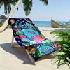 Colorful Cartoon Slime 2D Flat Print Beach Towel, Large Soft Quick Dry Towel for Beach Camping SwimmingSSTJ0917169
