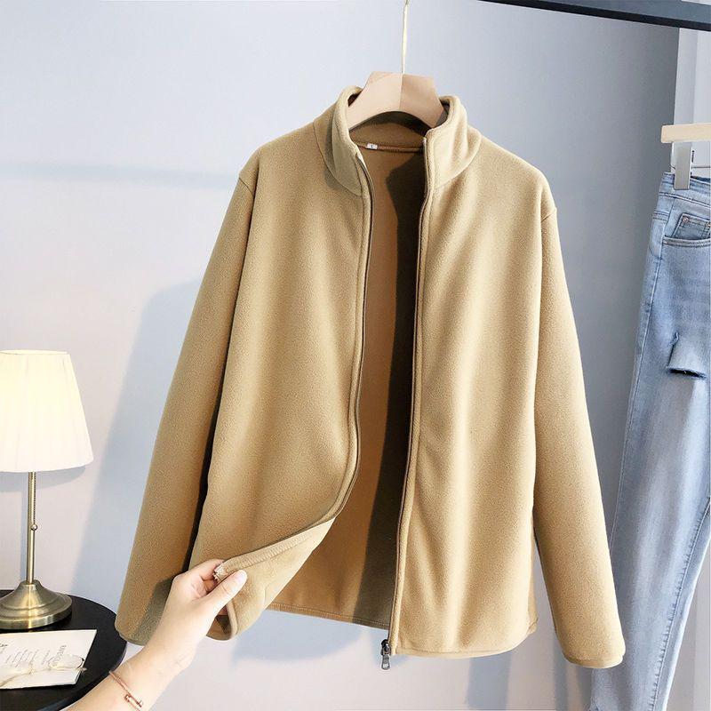 Women's Dual-Sided Fleece Jacket - 2025 Thickened Outdoor Hoodie for Autumn/Winter