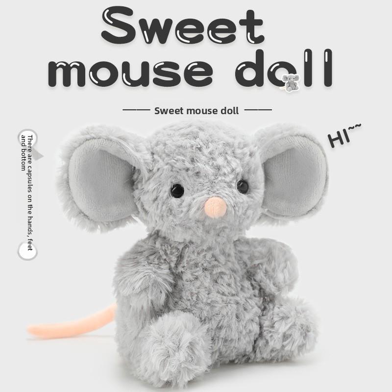 Cute Mouse Plush Toy With Pp Cotton Filling For Kids And Animal Collectors
