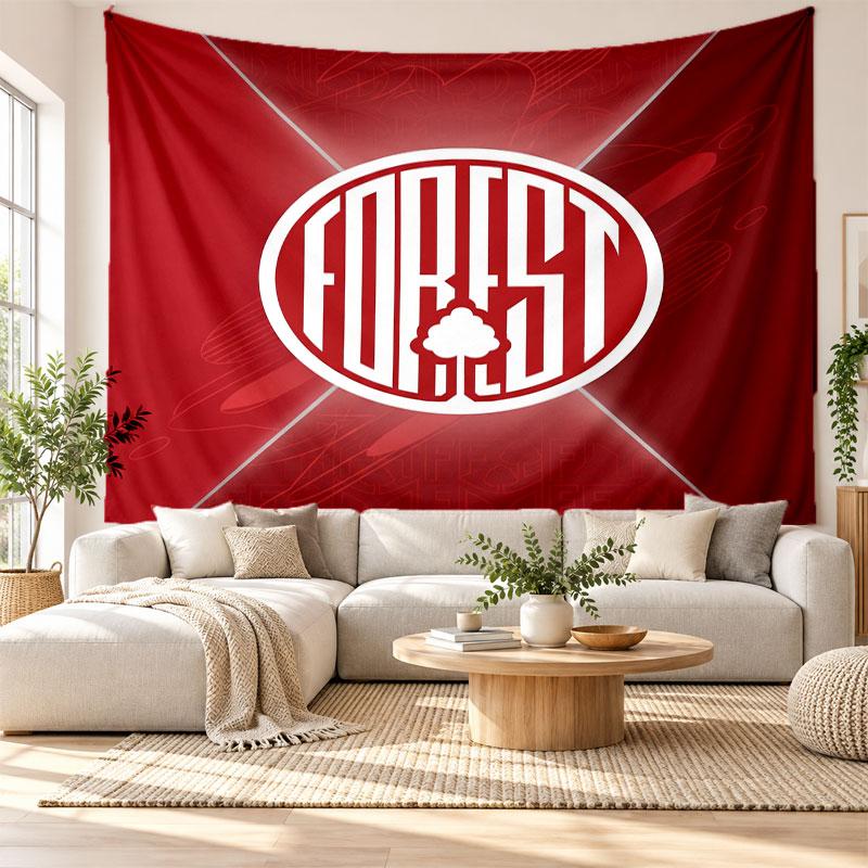 Nottingham Forest Wall Tapestry, Soft Fabric Wall Hanging, Decorative Backdrop For Bedroom Home Wall Art