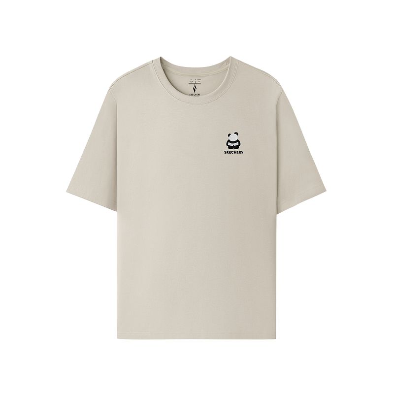 Skechers Comfortable Casual Round Neck Short Sleeve T-Shirt Unisex Tops L325U100-0046 M