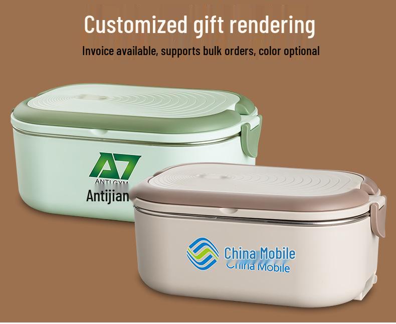 Przenośny Elektryczny Podgrzewany Lunchbox do Użytku Biurowego i Studenckiego – Podgrzewany i Izolowany Bento na Ryż