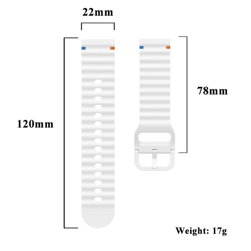 Strap Compatible with Huawei GT5 46mm Silicone Watch Straps Replacement Straps for Huawei GT5 22mm Universal Quick Release Band