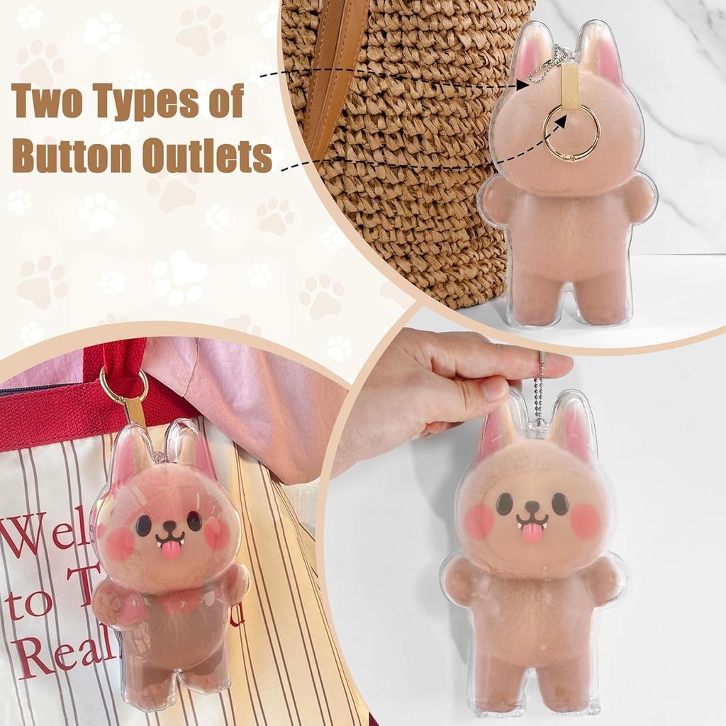 LABUBU Clear Case, Clear Cover, Fits LABUBU In Standing and Sitting Positions, Convenient Storage and Protection, Thin and Lightweight Acrylic