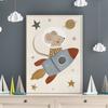 Poster for a Child Astronaut Mouse