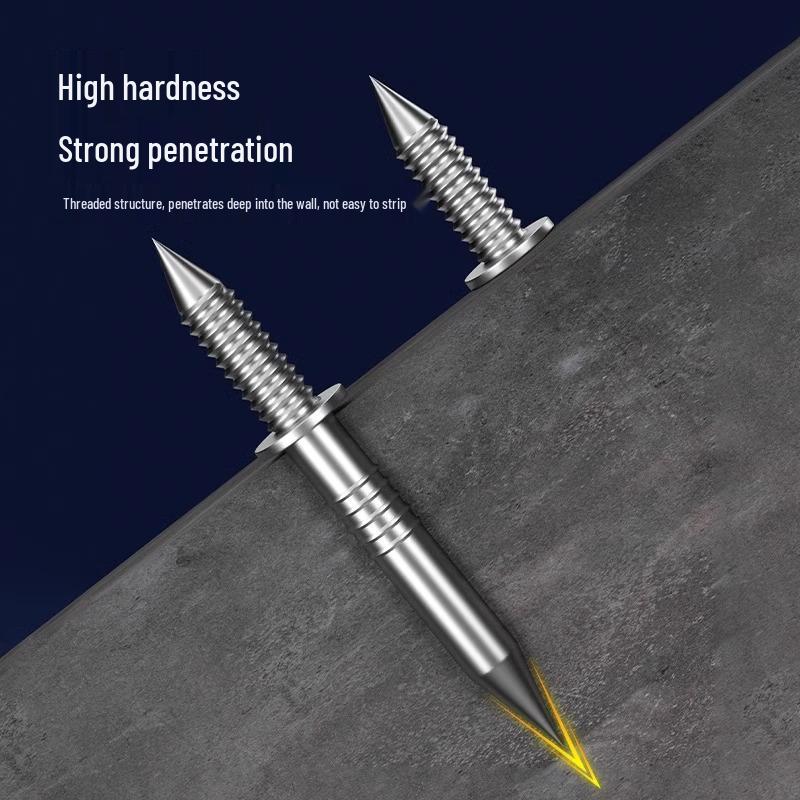 Seamless Solid Wood Skirting Board - Two-Way High-Strength Staircase Horn Nail, No-Punch Woodworking.
