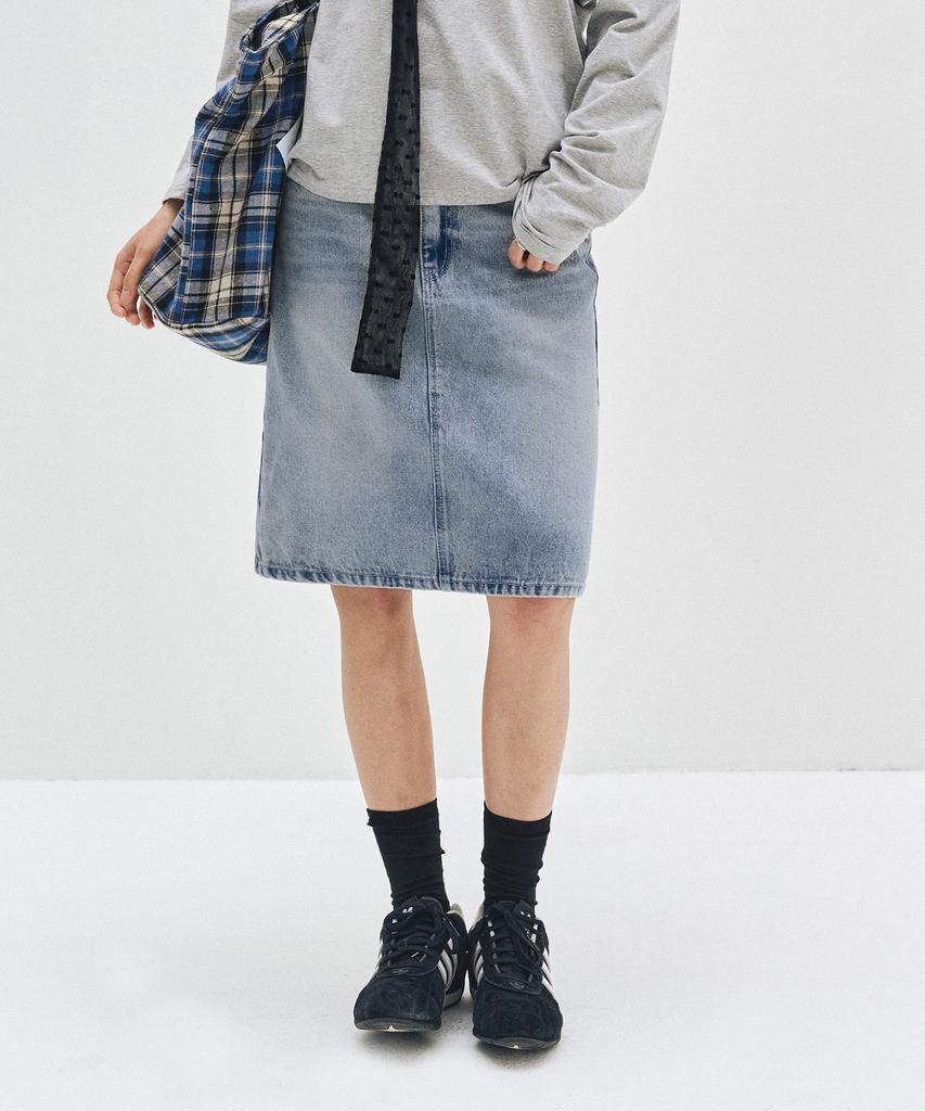 Deketeuumeon Signature Midi Skirt Dcsk002Lightblue