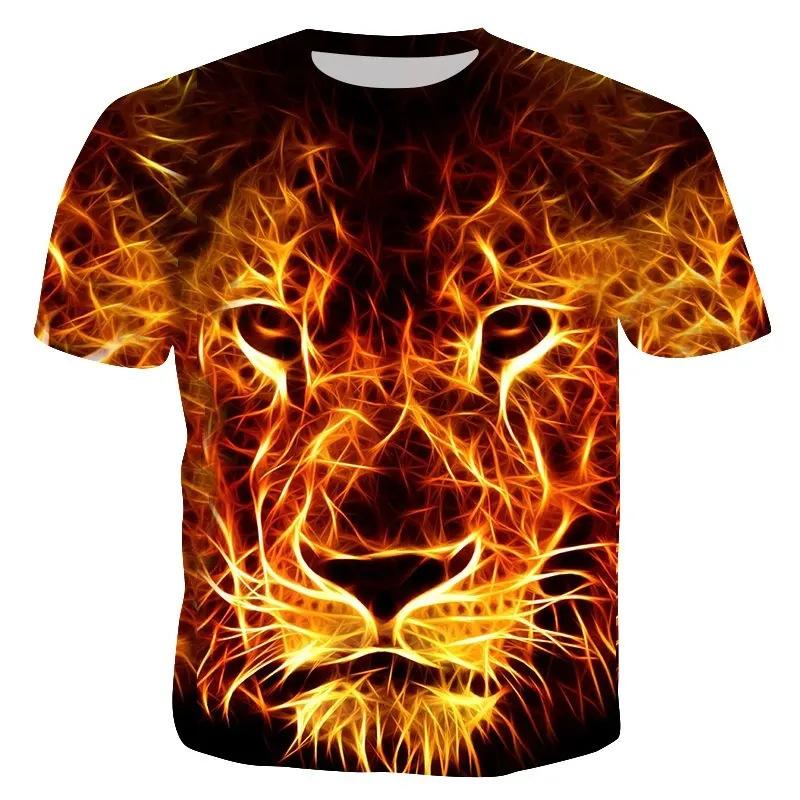Men's T-shirt Tianma Series 3D Digital Printed Men's Casual Short Sleeved T-shirt