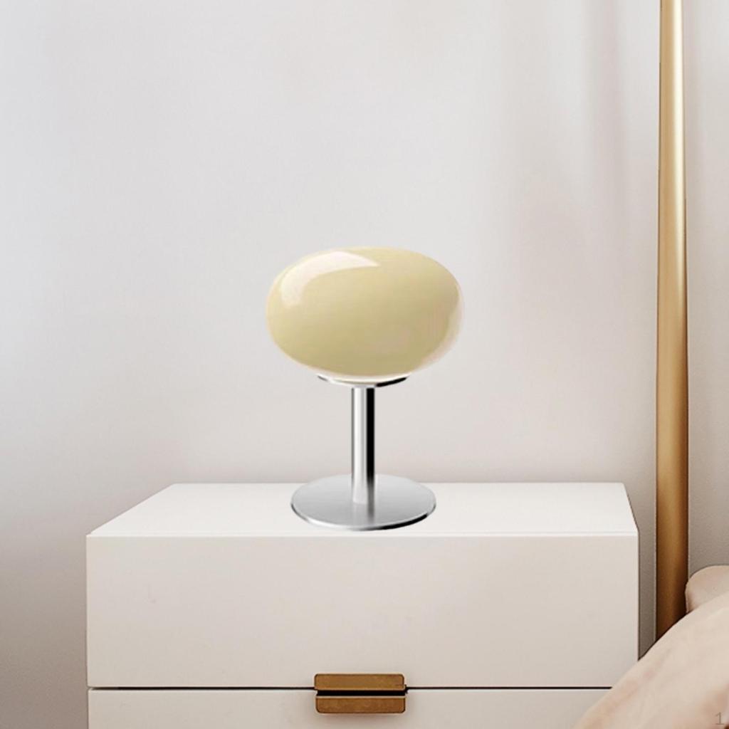 Elegant Glass Table Lamp with Soft Glow for Home Decor