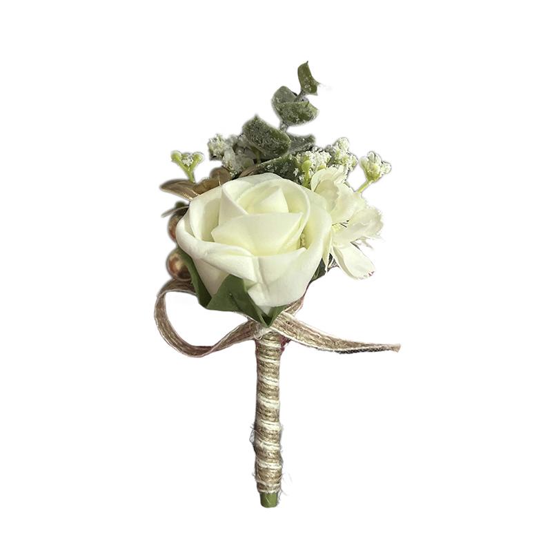 

Имитация Розы Бутоньерки Жених Невеста Свадьба Свадебные Аксессуары Дружка Подружка Невесты Банкетное Платье Броши бежевый