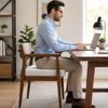 Linen Seat Cushion High Density Foam Padding Square 40x40x5cm Suitable for Solid Wood Sofa Chair Seat Replacement Cushion