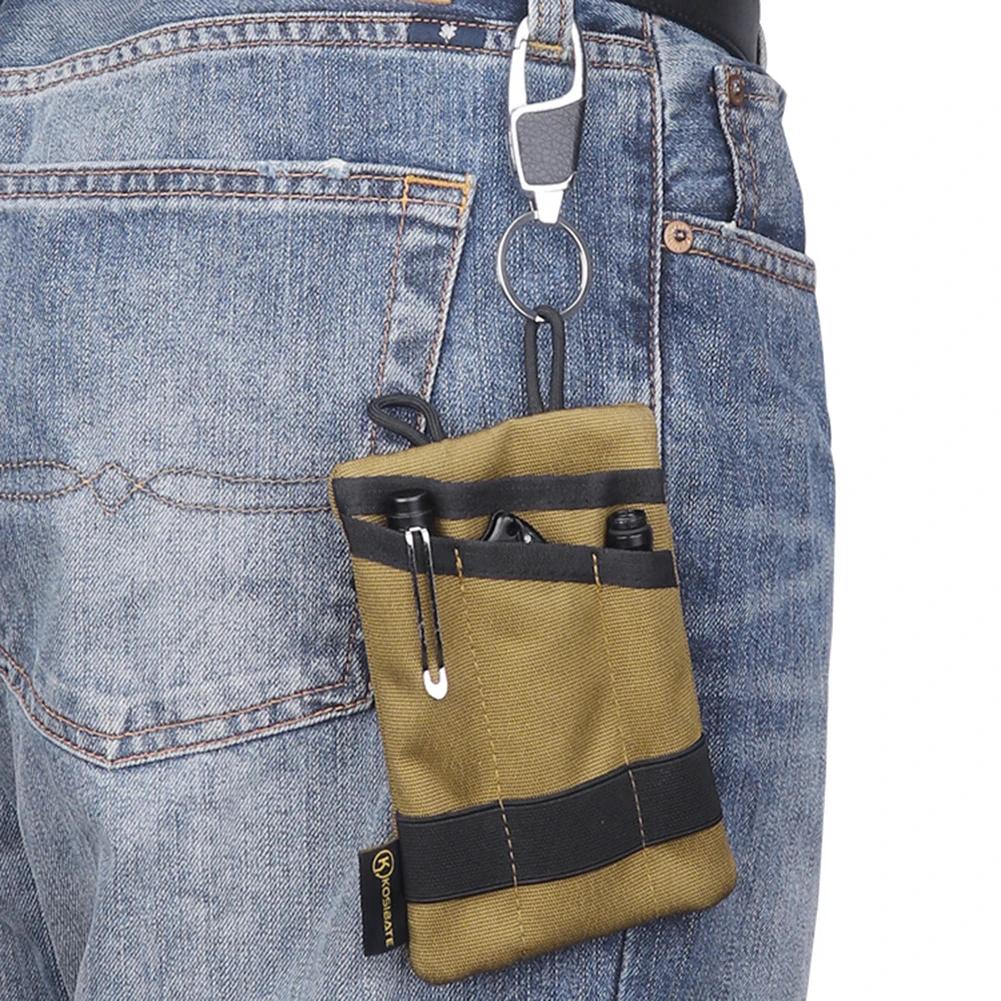 EDC-Tasche, kompakte Tasche, Organizer-Tasche, multifunktional, für Camping, Wandern, Bergsteigen, Karten, Schlüssel, Jagdwerkzeug, Aufbewahrungstasche