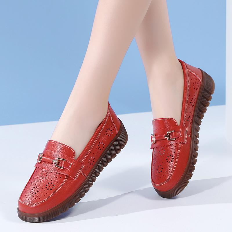 Fashion Womens Spring Shoes Womens 2025 New British Leisure Women's Casual Shoes Bean Shoes Girls Fashion Flat Shoes