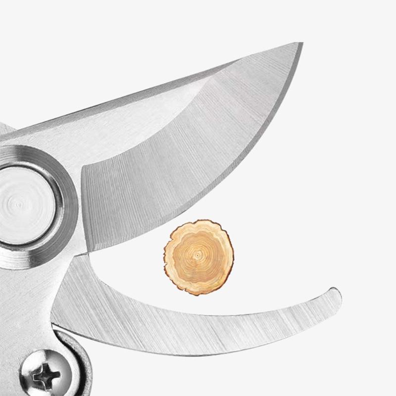 Professional Grade Pruning Shears With Manganese Steel Blade And Ergonomic Handle For Gardening And Landscaping Tasks