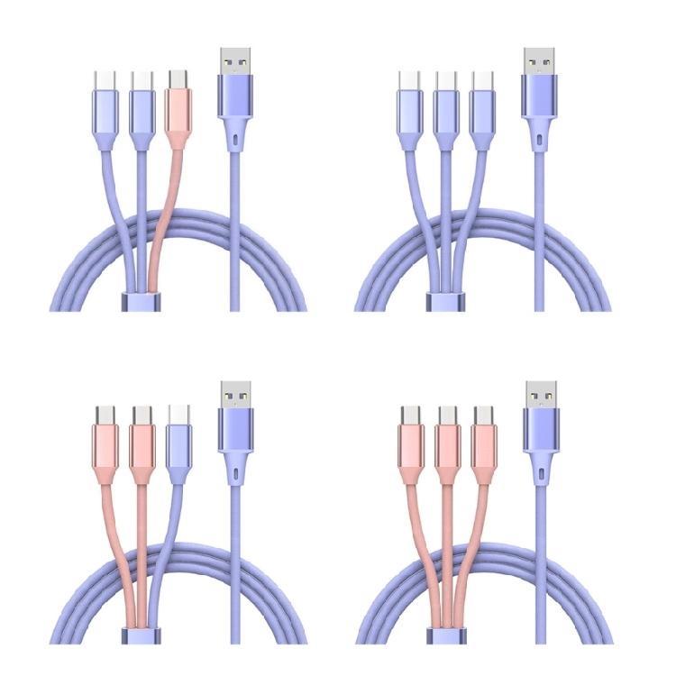 66W USB to MicroUSB Splitter TypeC Charging Cable Power Micro USB TypeC Devices