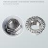304 Stainless Steel Hexagonal Flange Nut with Teeth