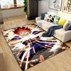 Tappeto Area Grande Anime Giapponese My Hero Academia, Tappeto per Soggiorno Camera da Letto Divano Zerbino Decorazione, Tappetino Antiscivolo per Bambini