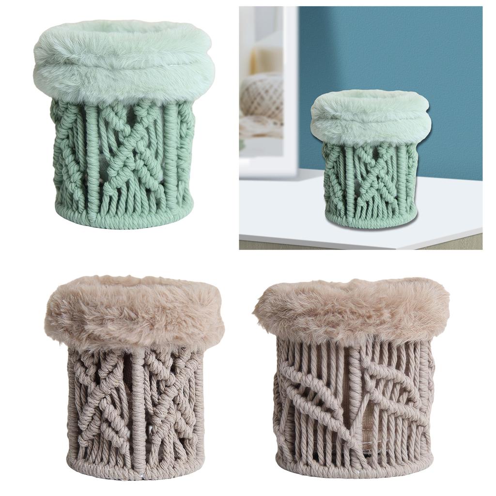Bohemian Cotton Rope Pen Eyeglass Holder Multipurpose Fabric Storage Organizer For Desk Office Home Decor