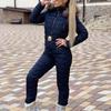Women Fashion Casual Thick Hot Snowboard Skisuit Outdoor Sports Zipper Ski Suit