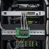 4 Way RJ45 8P8C Ethernet Port Adapter With Vertical Mounting For Space Saving Installation