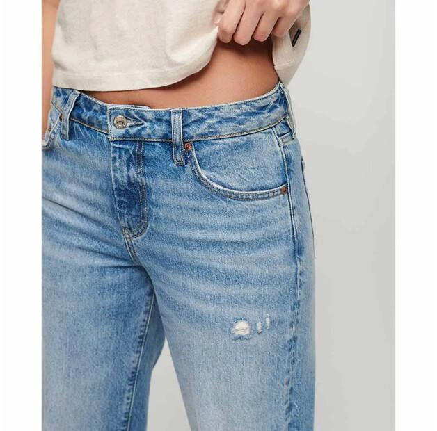 Superdry Mid Rise Wide Leg Jeans