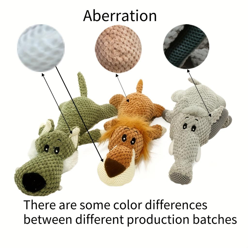 Sturdy Animals Designed For Heavy Chewers, Indestructible Sturdy Pet Toys, Squeaky Pet Toys For Heavy Chewers, Interactive Dog Toys