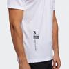 Adidas Comfortable Breathable Fashion Round Neck Short Sleeve T-Shirt Men Tops White FK1099